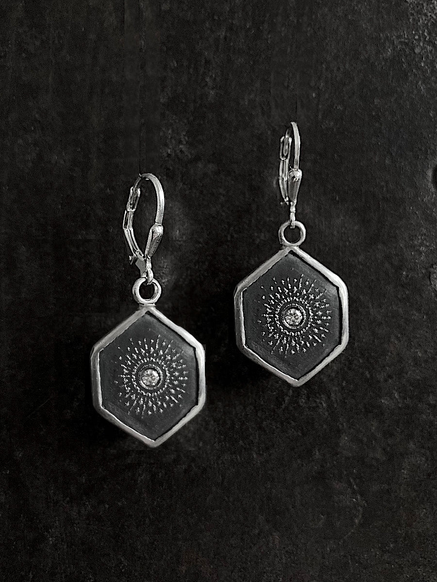 Diamond Burst Earrings
