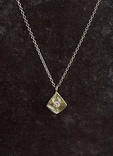 Carved Diamond Pendant set with diamond jewelry for Men & Women