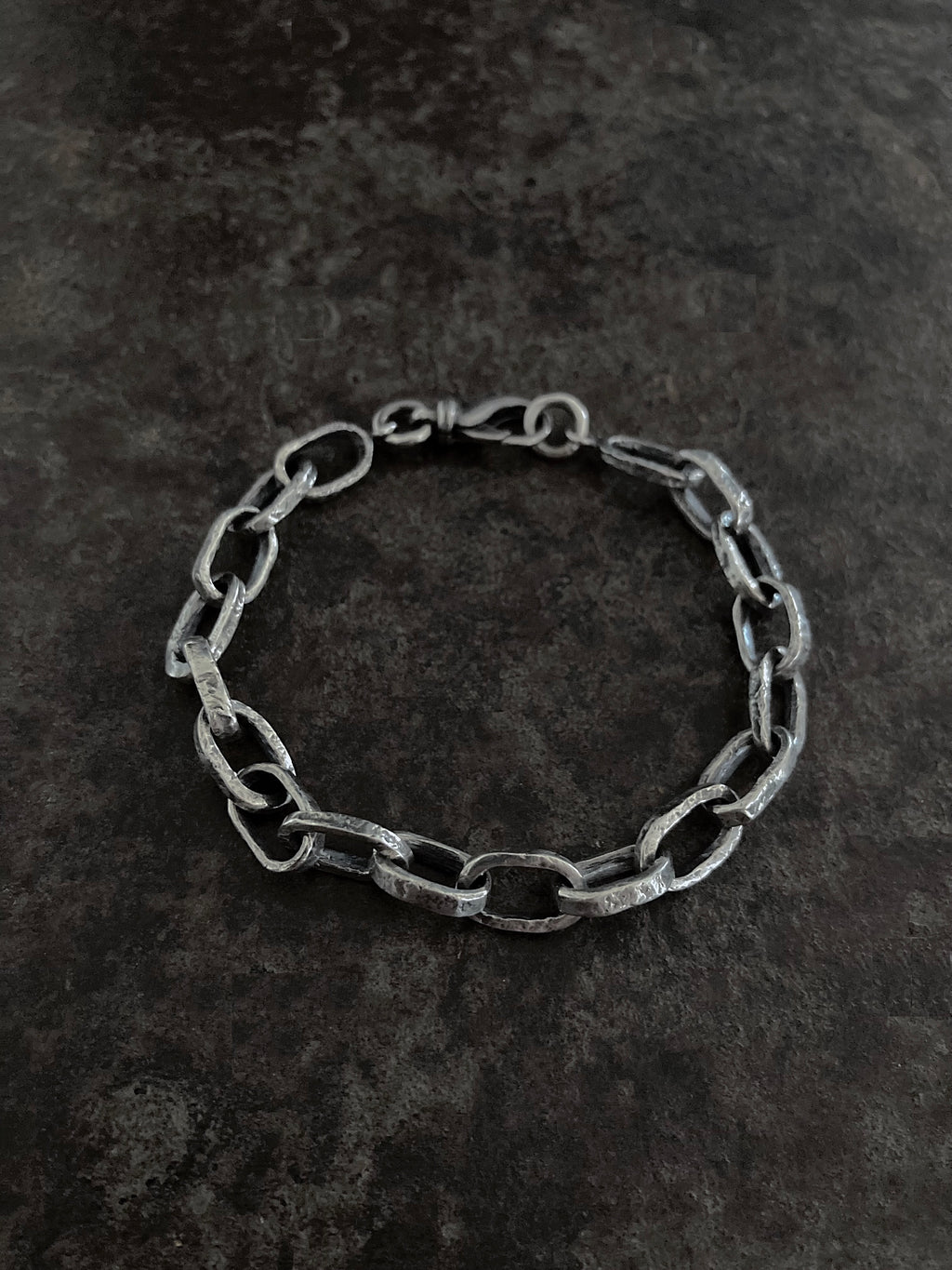 Handmade oval link 925 sterling silver chain for men and women