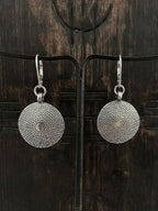 Silver Shield Earrings