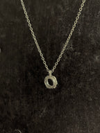 Spun Circle Thin Pendant 14k