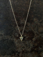 Tri Diamond Pendant Gold