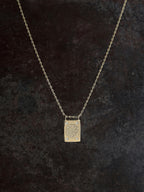 Arabesque Diamond Pendant 14k Gold