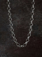 Open Diamond Link Necklace