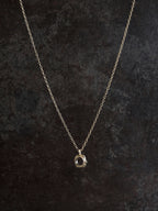Spun Circle Thin Pendant 14k Gold