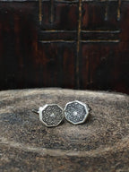 Arabesque Octagon Studs