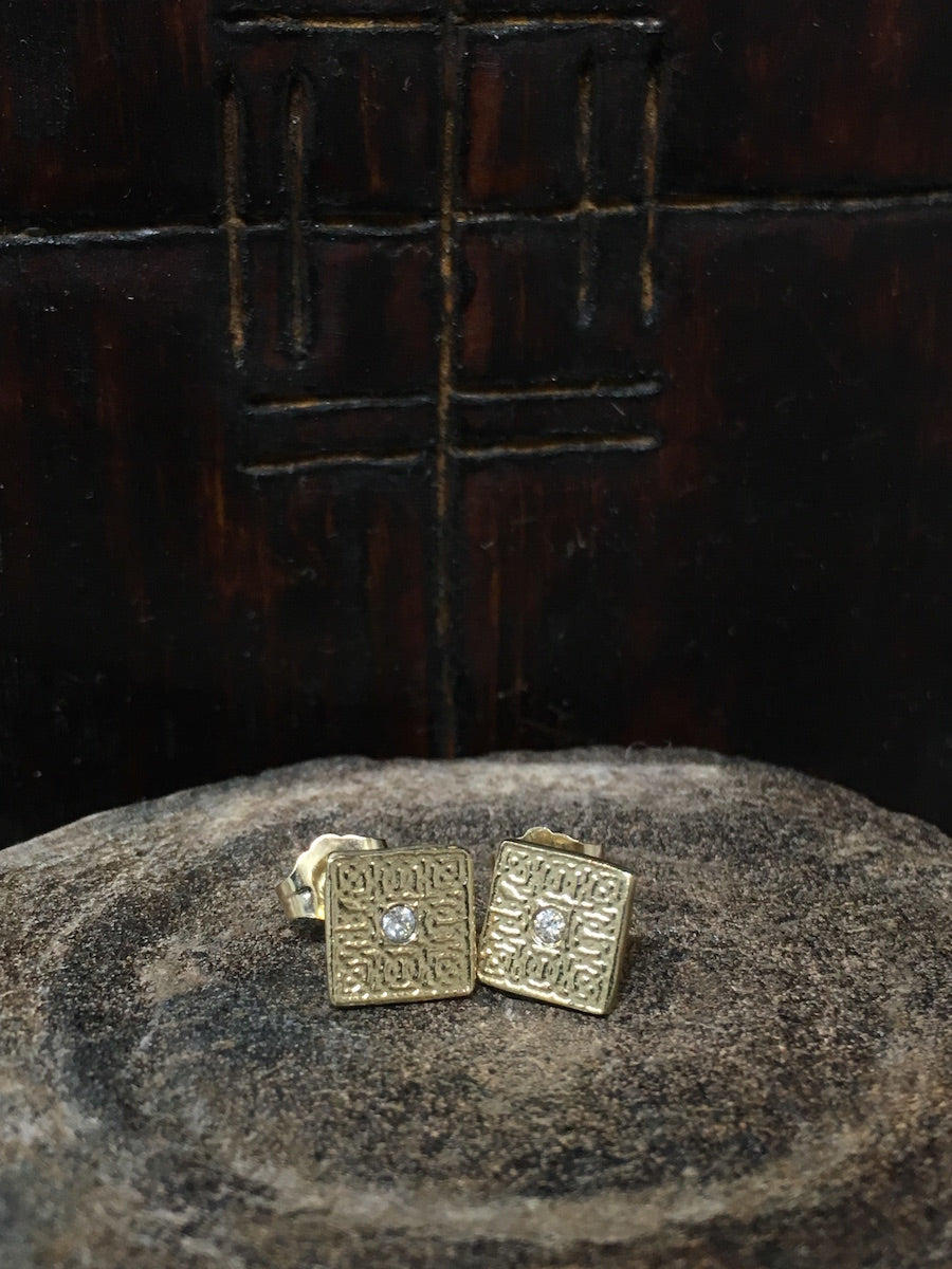 Arabesque Square Studs