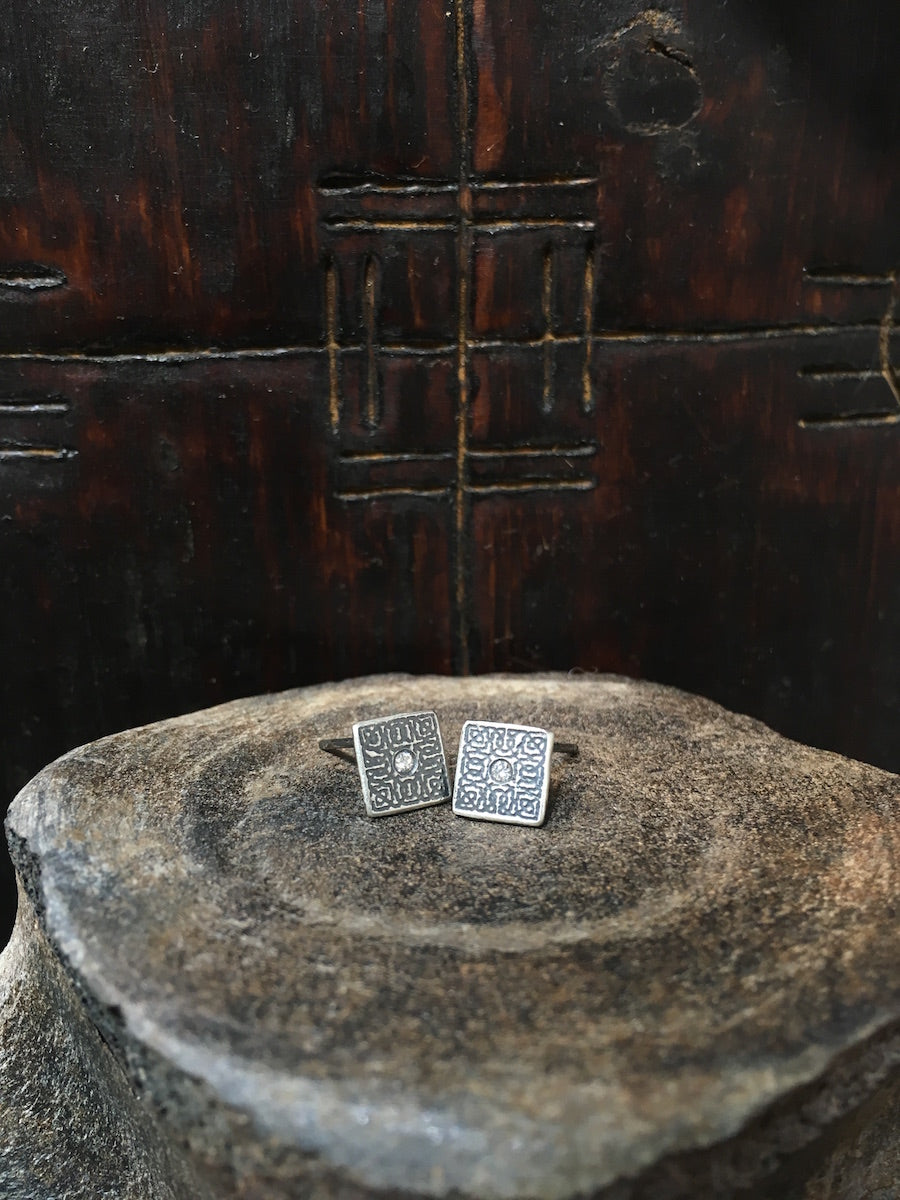 Arabesque Square Studs