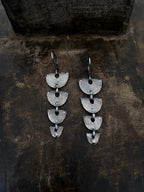 Silver Cascade Earrings