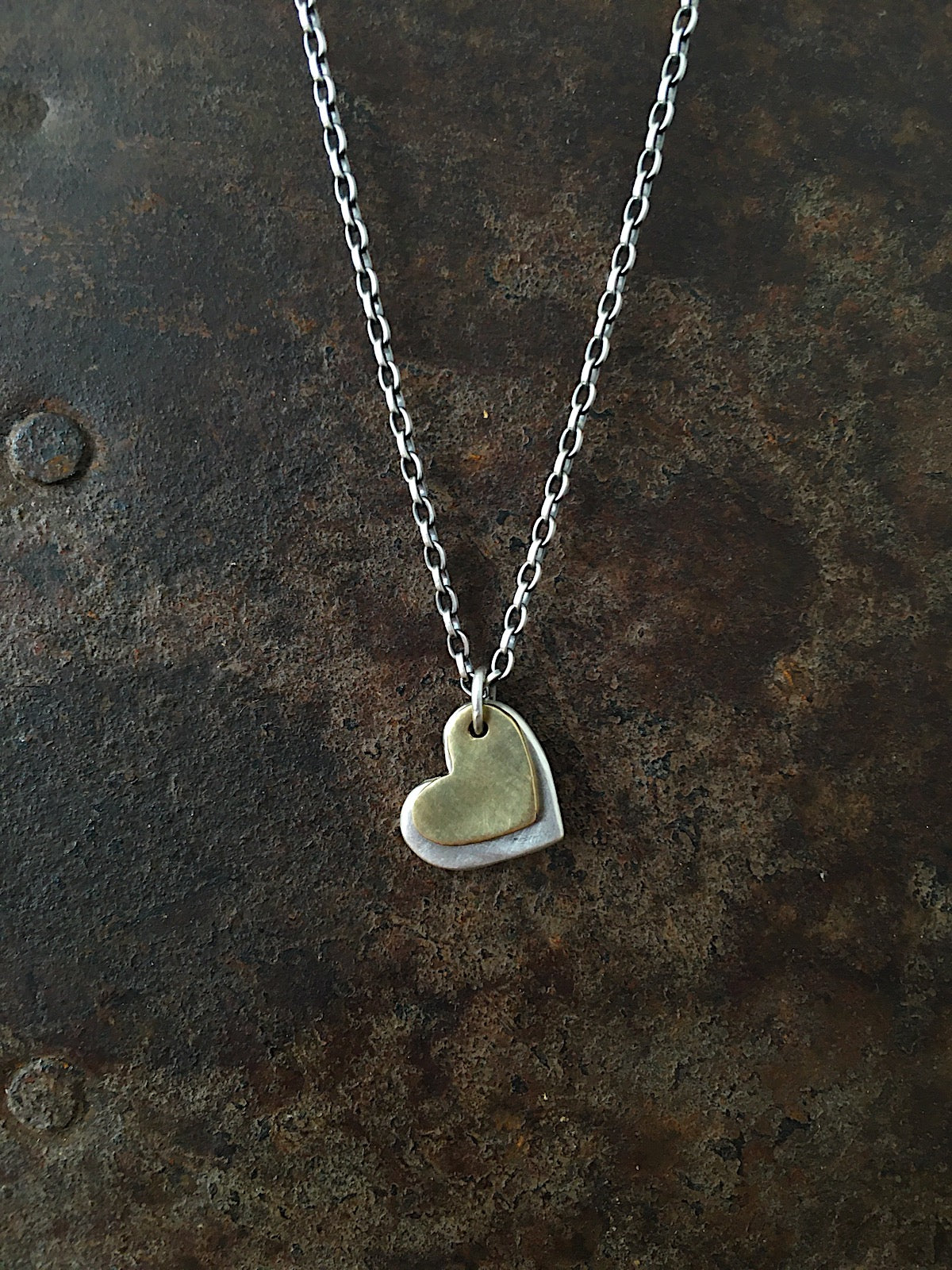 Double Heart Mini Pendants