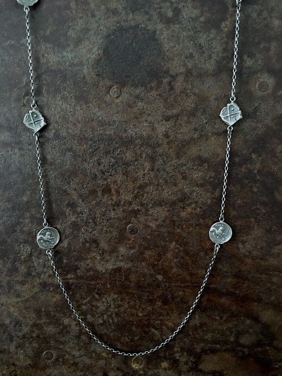 French Coin Necklace