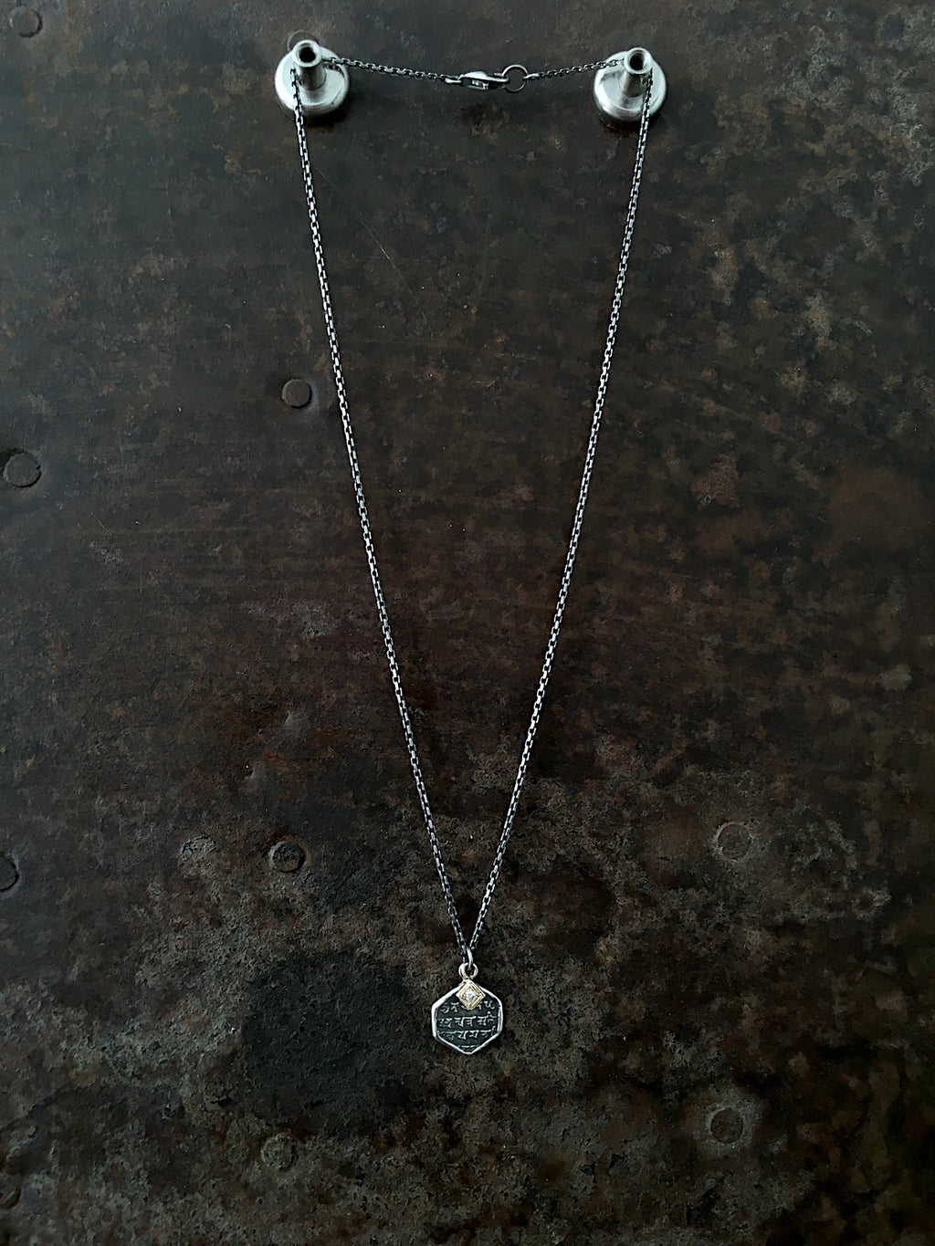 Heart Sutra Double Pendant