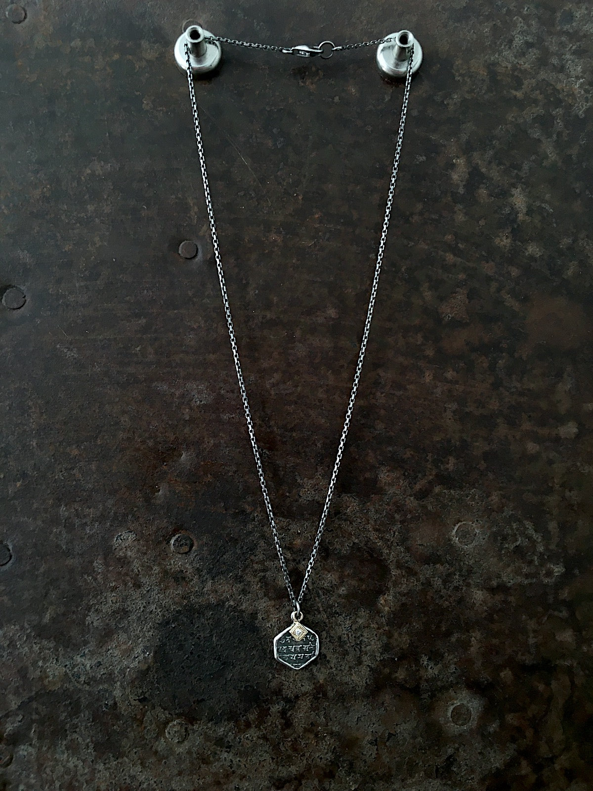 Heart Sutra Double Pendant