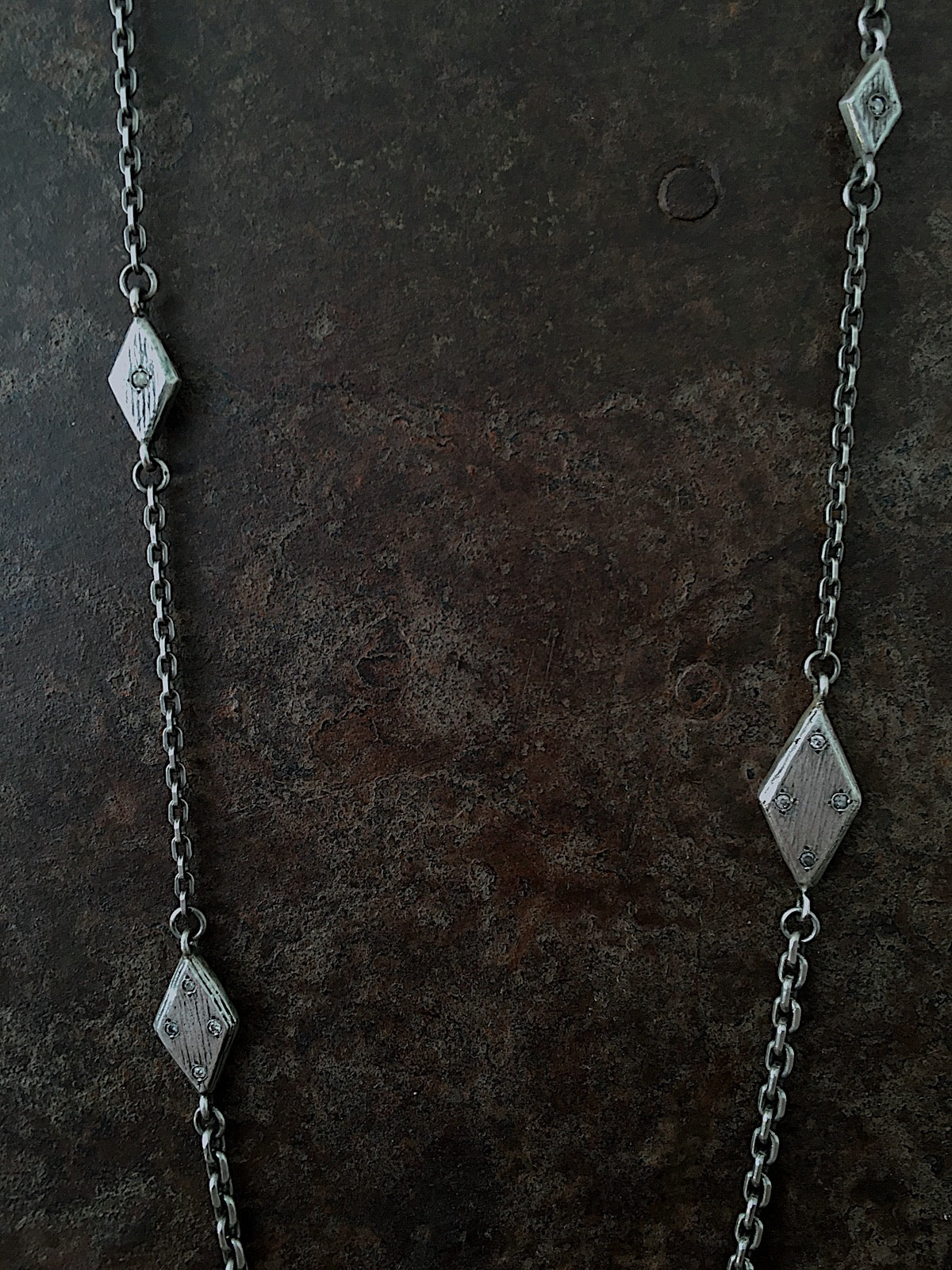 Diamond on Diamond Necklace Luxe
