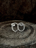 Mini Hammered Oval Posts