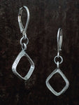 Open Diamond Link Earrings