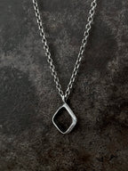 Open Diamond Link Pendant