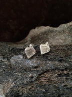 Redwood Leaf Studs Silver