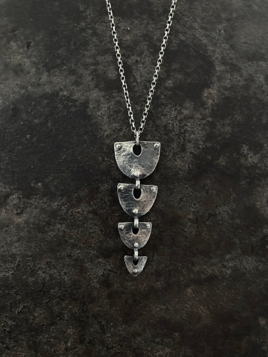 Silver Cascade Pendant