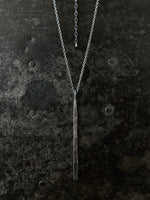 Sliver of Silver Long Pendant