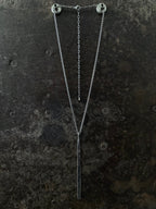 Sliver of Silver Long Pendant