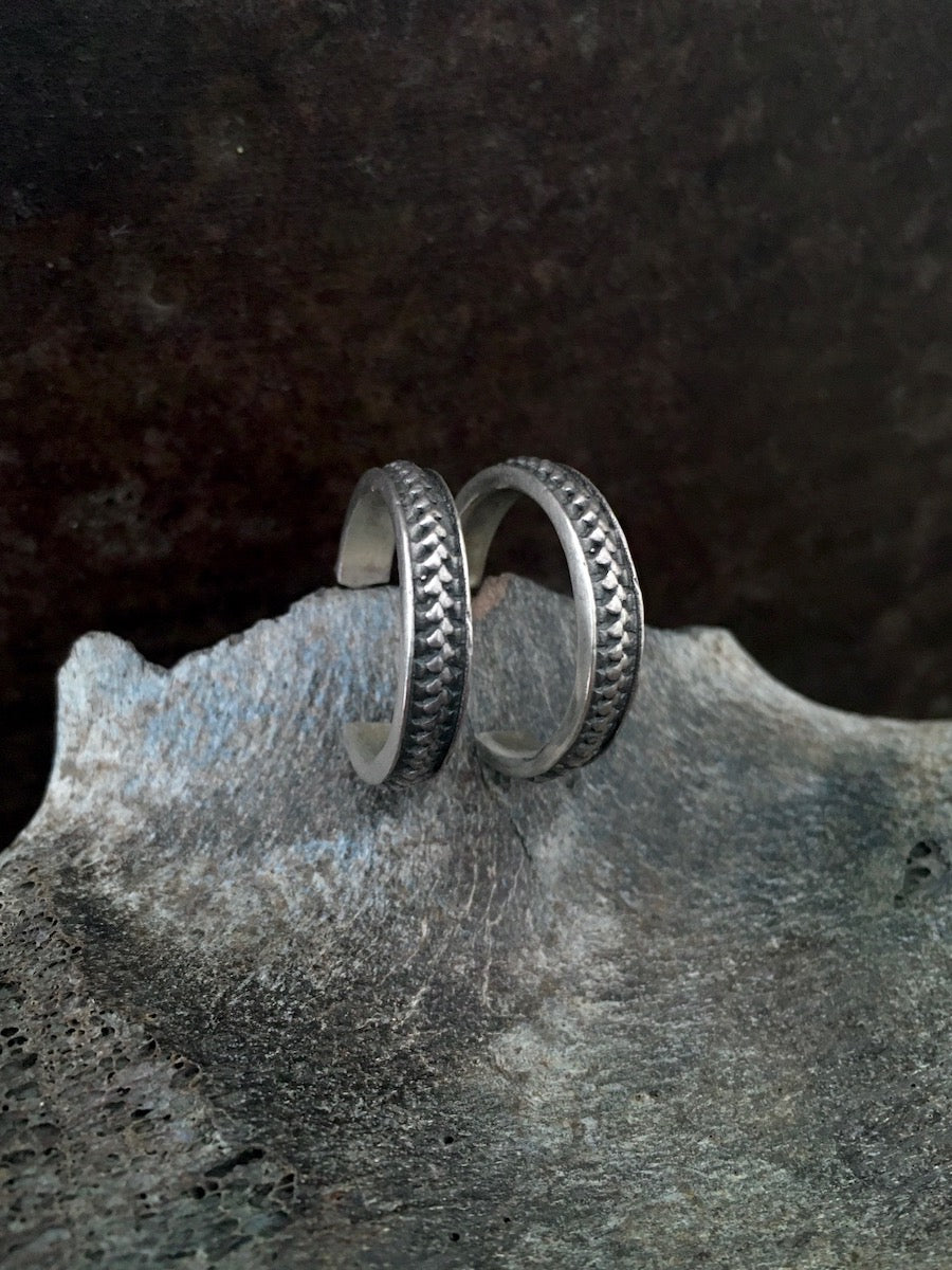 Snake Hoop Earrings