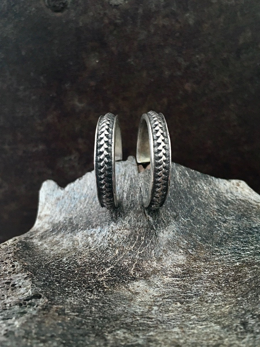 Snake Hoop Earrings