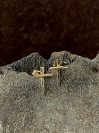 Spiked Cross Studs