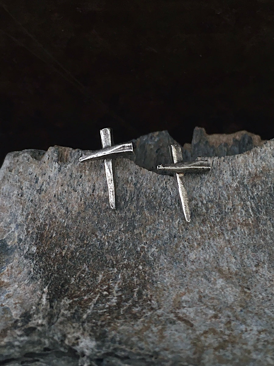 Spiked Cross Studs