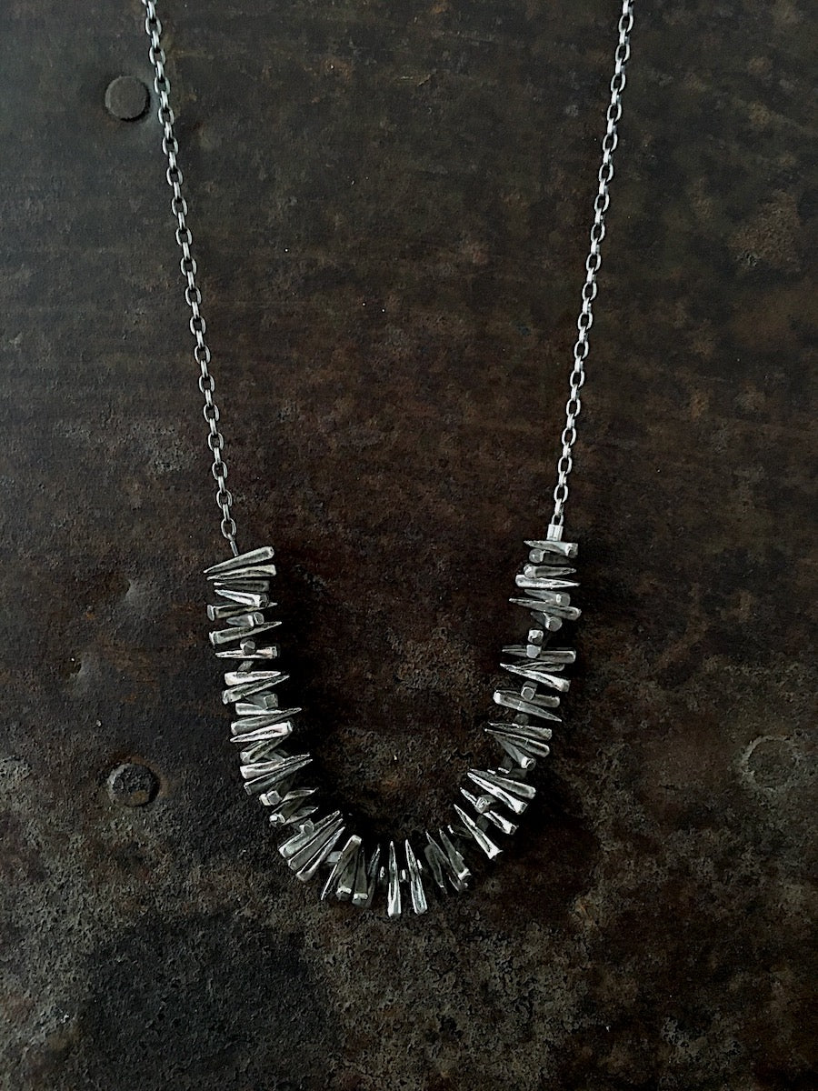 Spike Necklace silver