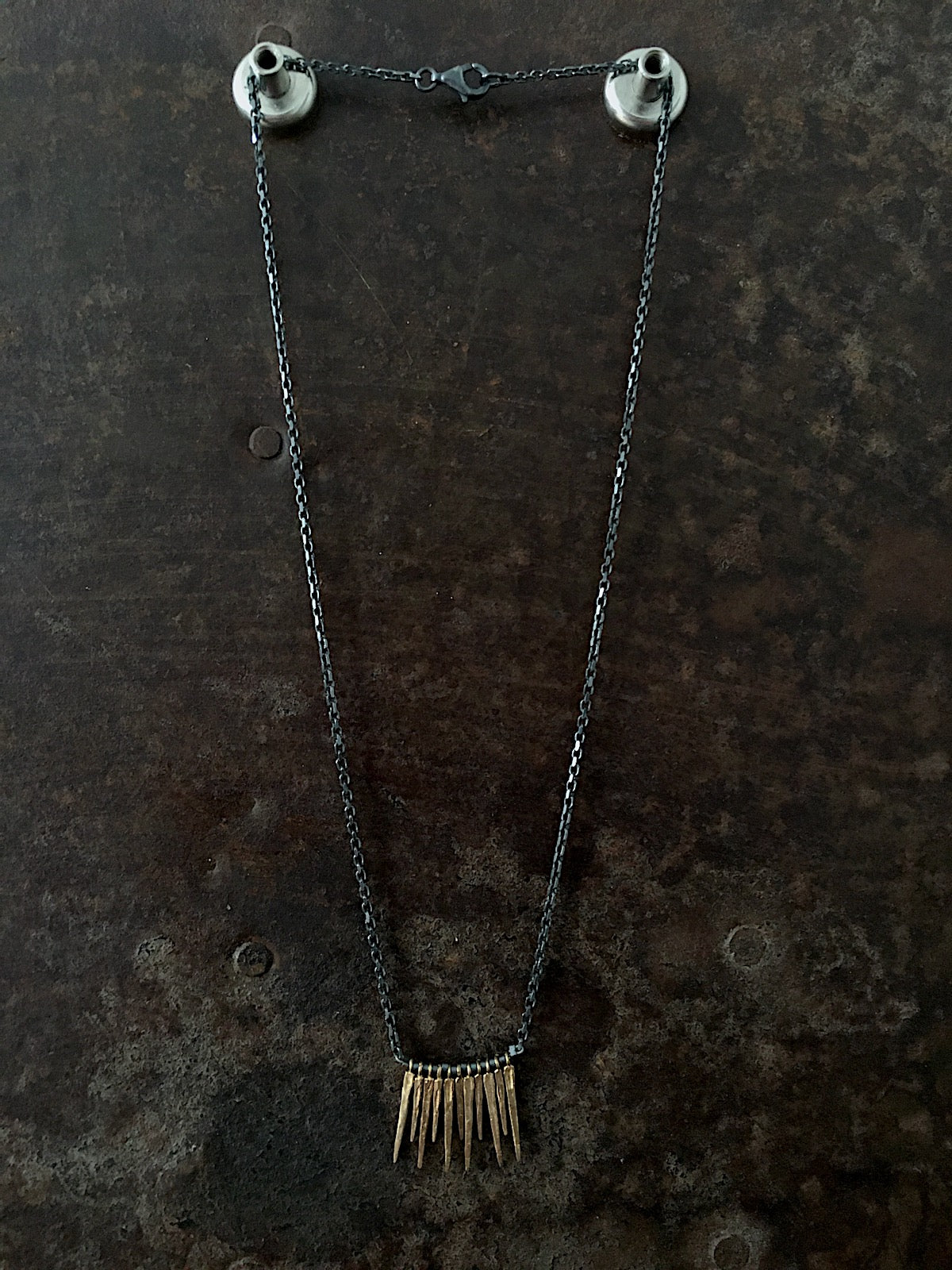 Spike Pendant bronze