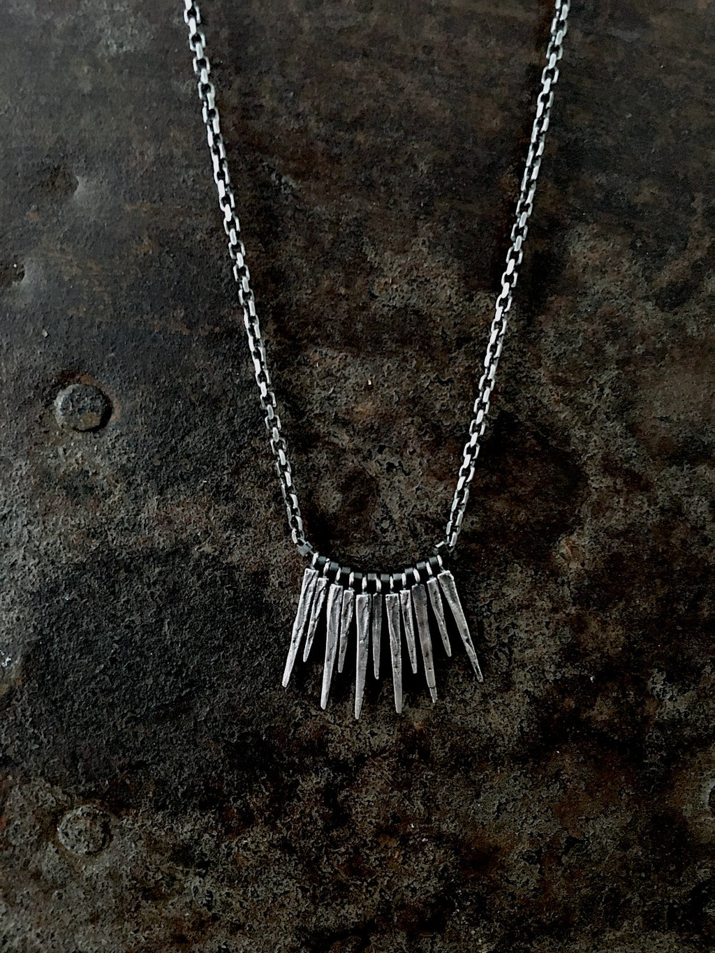 Spike Pendant silver