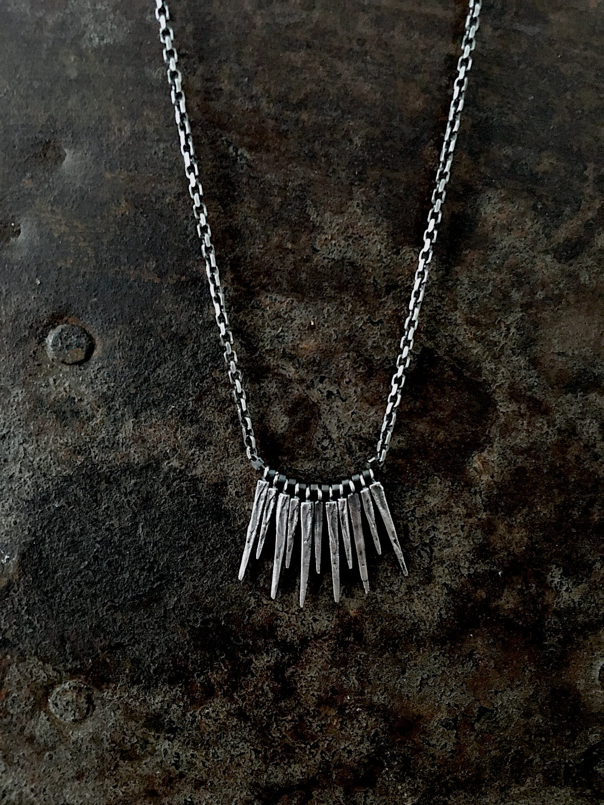 Spike Pendant silver