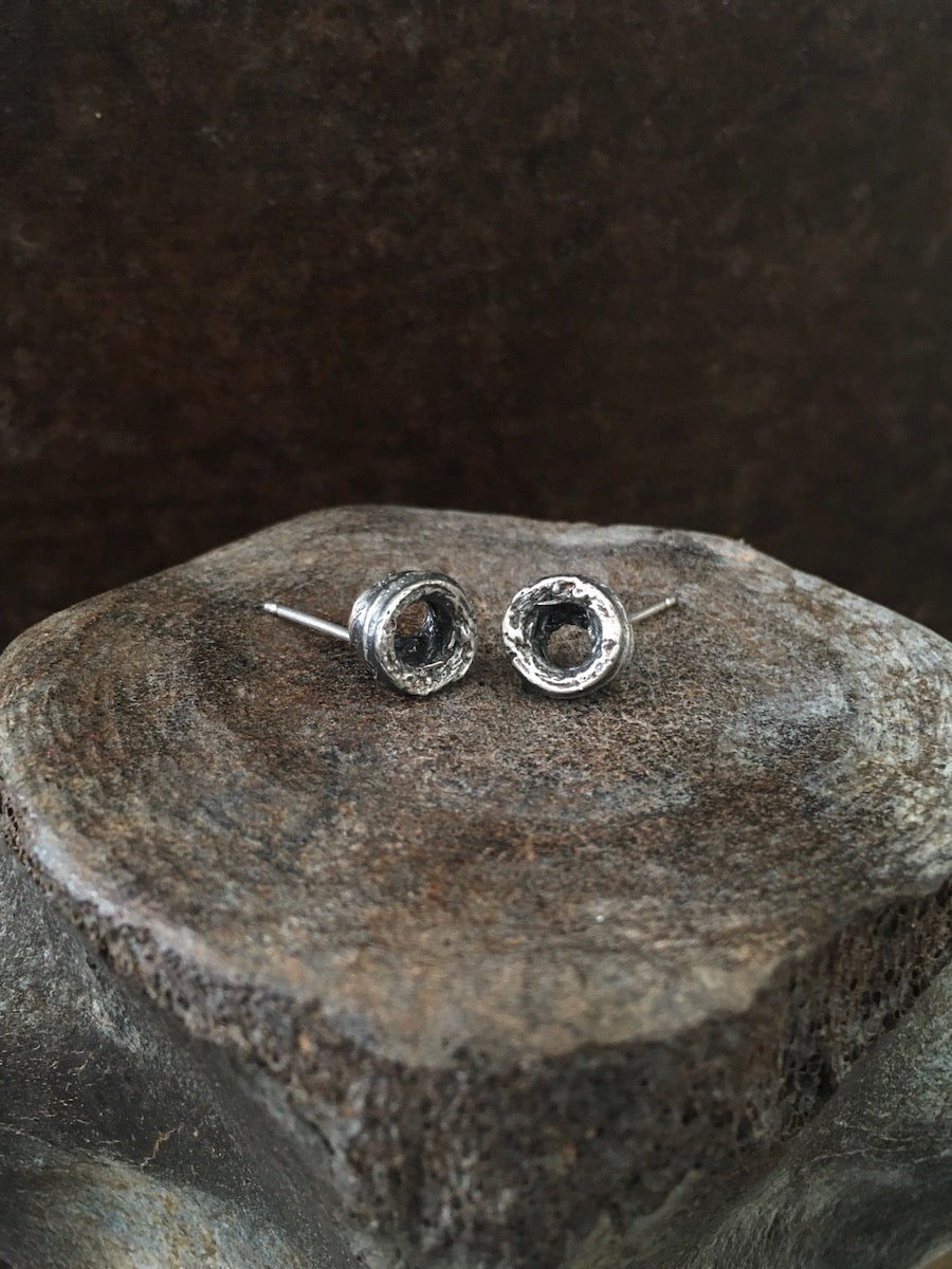 Spun Circle Studs (thick)