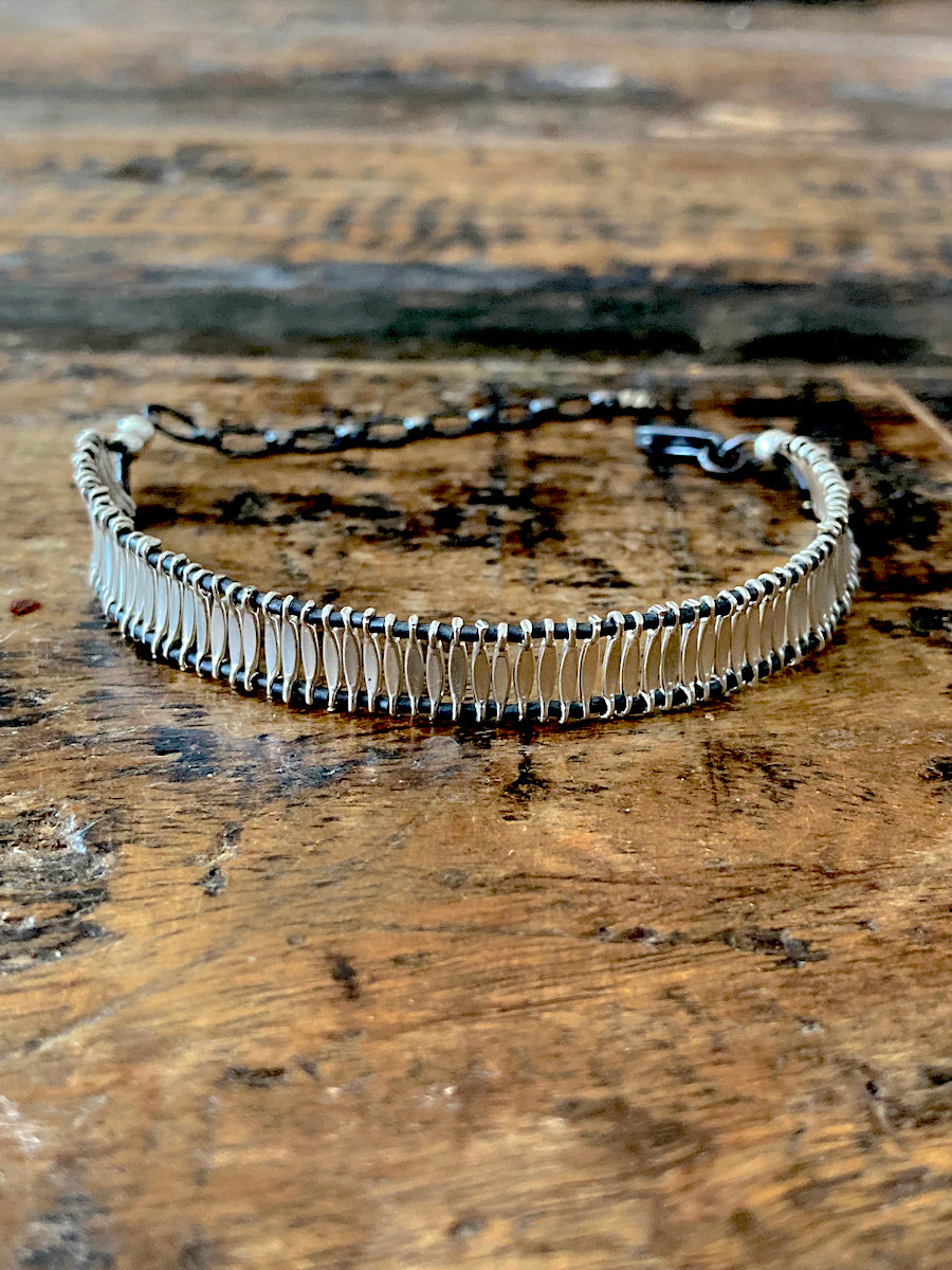 Crushed Silver Bracelet (bright)