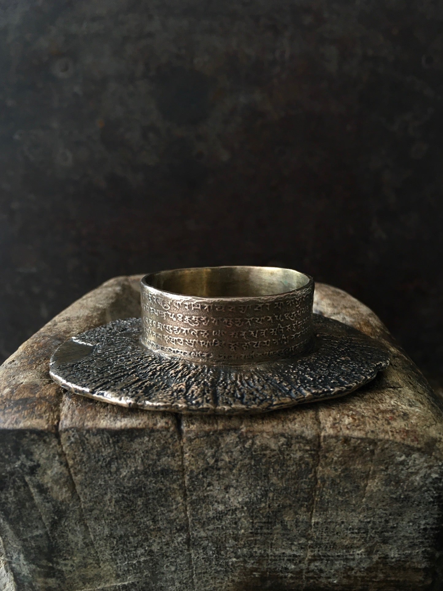 Heart Sutra Candle Holder