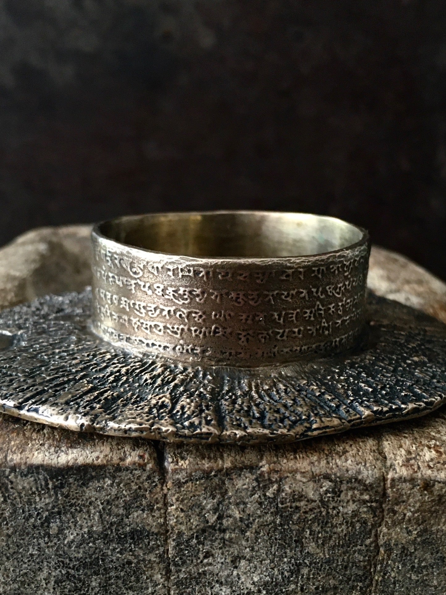 Heart Sutra Candle Holder